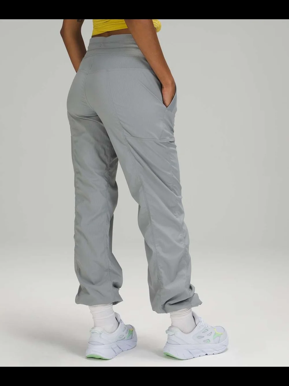 Lululemon Dance Studio Full Length Mid Rise Pant   Rhino Grey